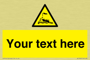 Custom Warning wind over tide conditions